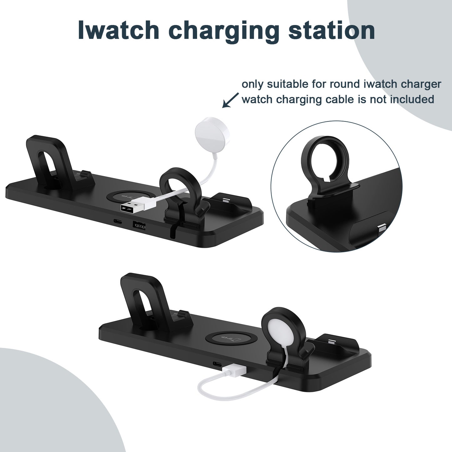 Wireless Charger Multifunctional Six-In-One All-In-One Bracket 15W Wireless Charger